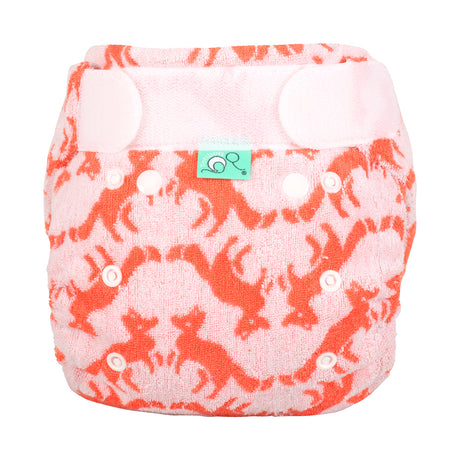 TotsBots Bamboozle Stretch Höschenwindel Newborn (2–8 kg) aus Bambusviskose im Design Foxtrot