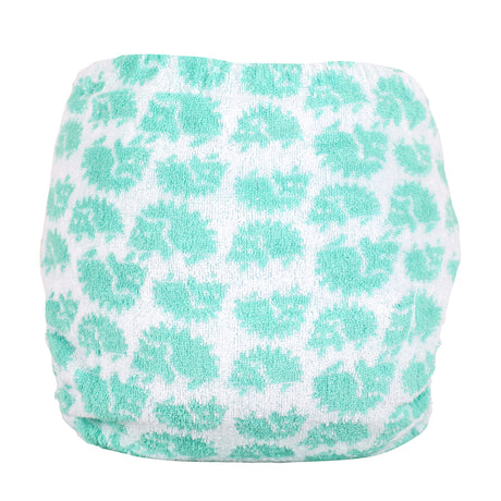 TotsBots Bamboozle Stretch Höschenwindel Newborn (2–8 kg) aus Bambusviskose im Design Hedgehug, Rückseite