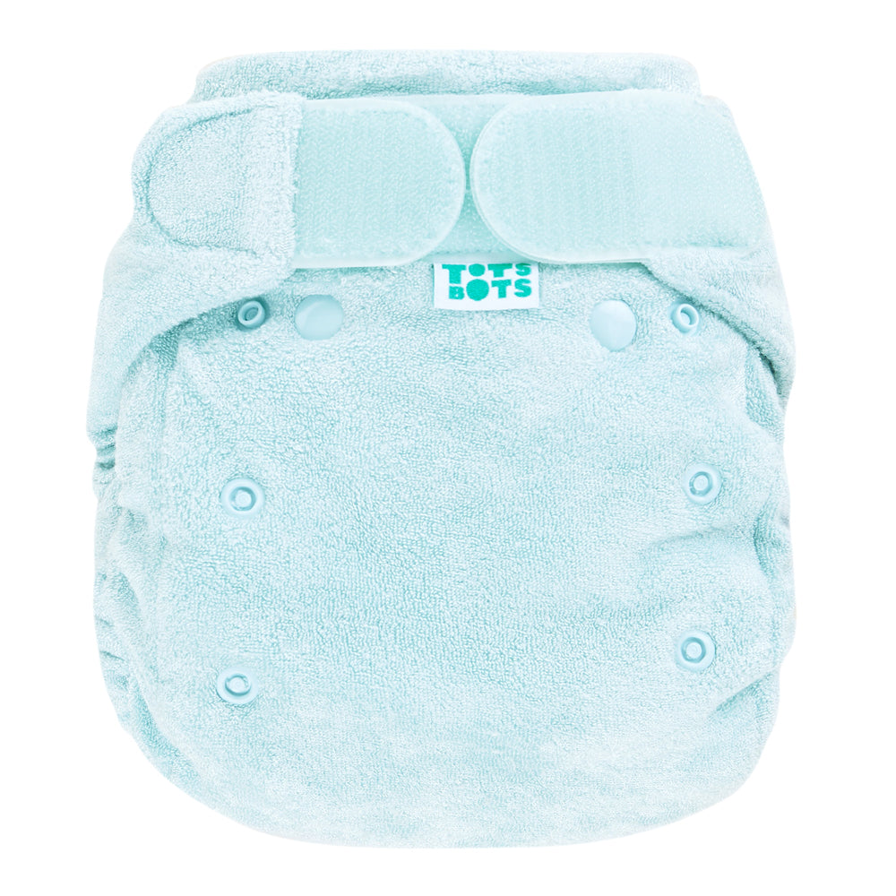 TotsBots Bamboozle Stretch Höschenwindel Newborn (2–8 kg) aus Bambusviskose im Design Mist – Ansicht 5