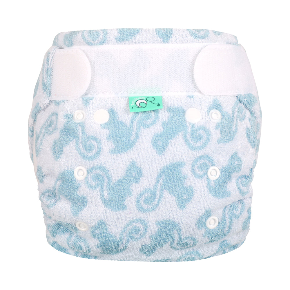 TotsBots Bamboozle Stretch Höschenwindel Newborn (2–8 kg) aus Bambusviskose im Design Squiddles