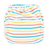 TotsBots Bamboozle Stretch Höschenwindel Newborn (2–8 kg) aus Bambusviskose im Design Stripee, Rückseite