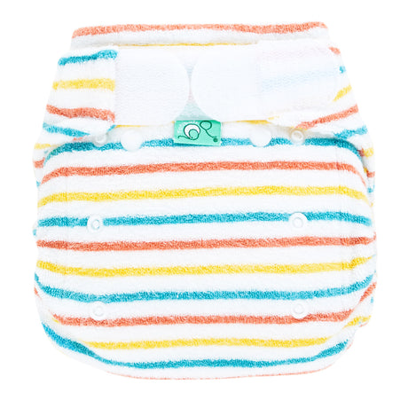 TotsBots Bamboozle Stretch Höschenwindel Newborn (2–8 kg) aus Bambusviskose im Design Stripee