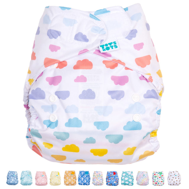 TotsBots Bamboozle Wrap (PeeNut) Überhose Newborn (2,5–8 kg) in verschiedenen Designs (Übersicht)