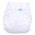 TotsBots Bamboozle Wrap (PeeNut) Überhose Newborn (2,5–8 kg) in Weiß