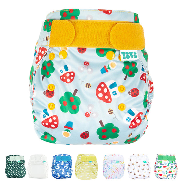 TotsBots Bamboozle Wrap (PeeNut V2.0) Überhose Newborn (2,5–8 kg) in verschiedenen Designs (Übersicht)