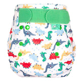 TotsBots Bamboozle Wrap (PeeNut V2.0) Überhose Newborn (2,5–8 kg) im Design Dino March