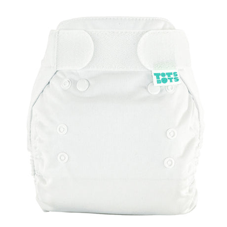 TotsBots Bamboozle Wrap (PeeNut V2.0) Überhose One Size (4–16 kg) in Weiß