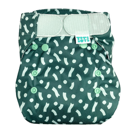 TotsBots Bamboozle Wrap (PeeNut V2.0) Überhose XL (ab 15 kg) im Design Green Confetti