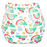 TotsBots Bamboozle Wrap (PeeNut V2.0) Überhose XL (ab 15 kg) im Design Happy Days, Rückseite