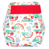 TotsBots Bamboozle Wrap (PeeNut V2.0) Überhose XL (ab 15 kg) im Design Happy Days