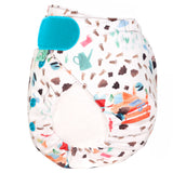 TotsBots EasyFit V5 (STAR) All-in-One-Stoffwindel im Design Mucky Pups, seitlich