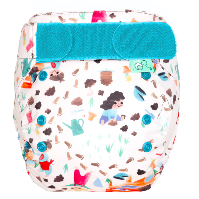 TotsBots EasyFit V5 (STAR) All-in-One-Stoffwindel im Design Mucky Pups