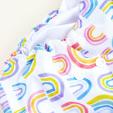 TotsBots PeeNut V2 Überhose (All-in-Two) im Design Rainbow, Detailansicht
