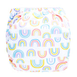 TotsBots PeeNut V2 Überhose (All-in-Two) im Design Rainbow, Rückseite