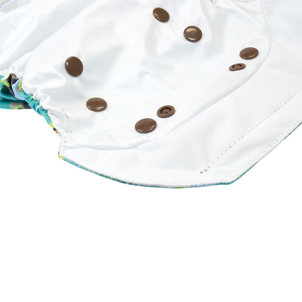 TotsBots PeeNut V2 Überhose (All-in-Two) im Design Rainbow Stripe, Innenseite