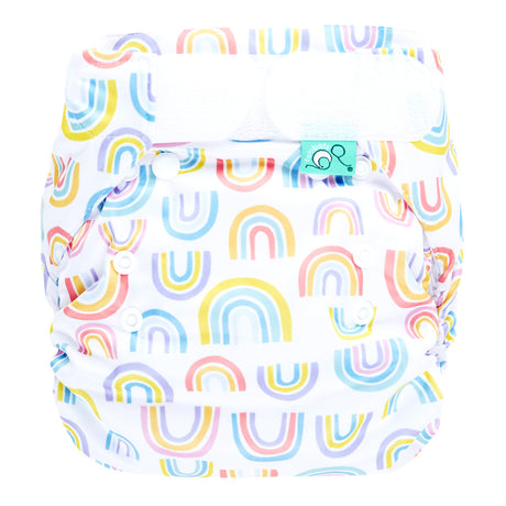 TotsBots PeeNut V2 Überhose (All-in-Two) im Design Rainbow
