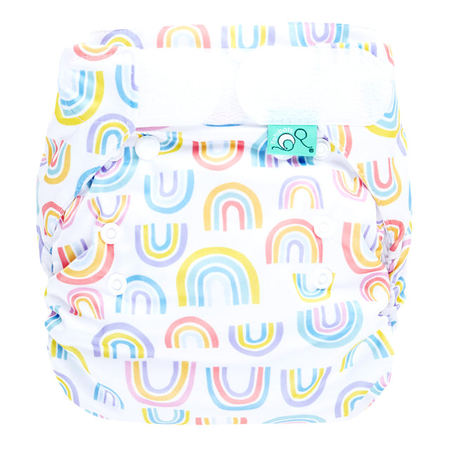 TotsBots PeeNut V2 Überhose (All-in-Two) im Design Rainbow