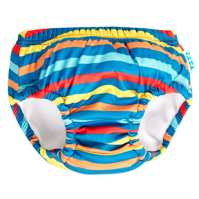 TotsBots Pull-up Schwimmwindel Größe 1 (0–6 Monate) im Design Stripe