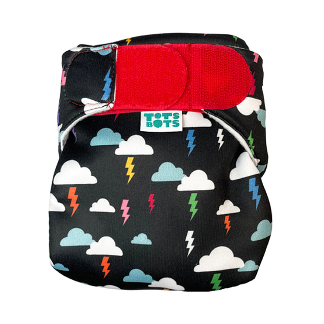TotsBots SwimTots Schwimmwindel mit Klettverschluss im Design Thunder