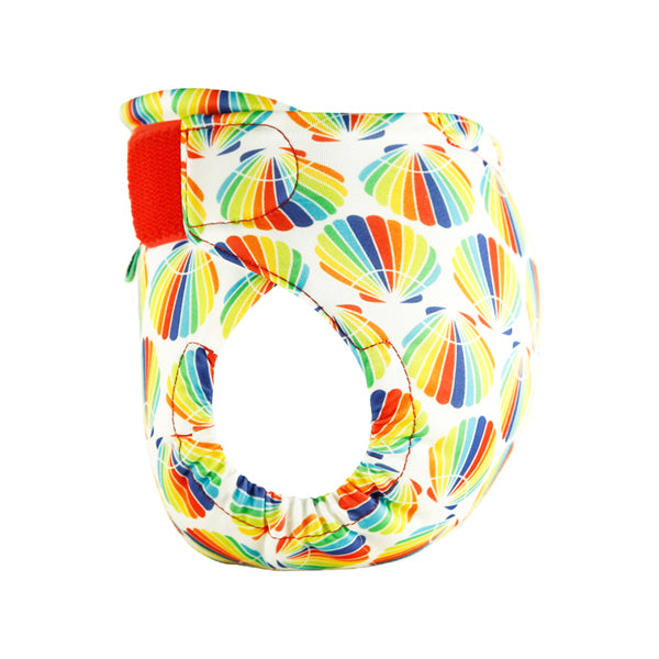 TotsBots SwimTots Schwimmwindel mit Klettverschluss im Design Venus Shells – Ansicht 2
