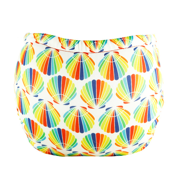 TotsBots SwimTots Schwimmwindel mit Klettverschluss im Design Venus Shells – Ansicht 3