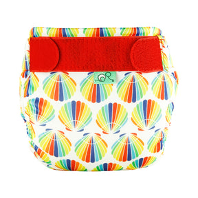 TotsBots SwimTots Schwimmwindel mit Klettverschluss im Design Venus Shells