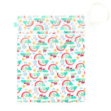 TotsBots Wetbag Gr. M (38 × 30 cm), wasserdichter Windelsack im Design Happy Days