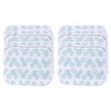 TotsBots Wipes, waschbare Bambus-Feuchttücher (Waschlappen) 17 × 13 cm, 10 Stück im Design Squiddles