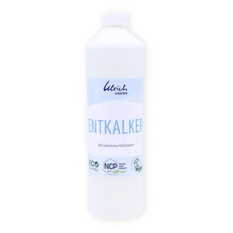 Ulrich natürlich Wasserenthärter (Entkalker) 1-Liter-Flasche, vegan, mit natürlicher Milchsäure