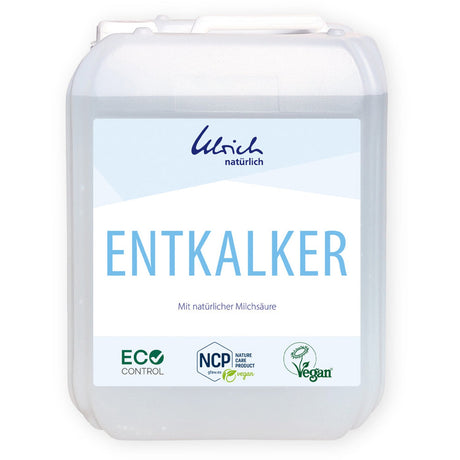 Ulrich natürlich Wasserenthärter (Entkalker) im 5-Liter-Kanister, vegan, mit natürlicher Milchsäure