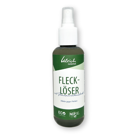 Ulrich natürlich Flecklöser mit Panamarindenextrakt in der 250-ml-Sprühflasche, vegan, vor Schwarz