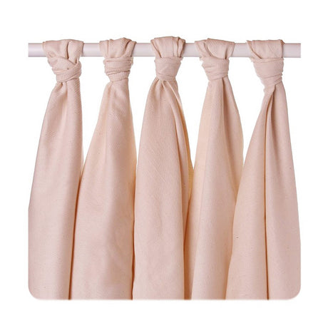 XKKO Mullwindeln - 100% Bio-Baumwolle (Birdseye cotton) - 5 Stück - 70x70cm