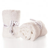 XKKO - BMB Prefolds faltbare Bambusfrotteetücher (60x60 cm) - 2 Stück