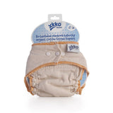 XKKO Organic Höschenwindel Größe S (4–6,5 kg) mit orangem Saum in der Verpackung
