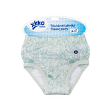 XKKO Trainer aus Bio-Baumwolle im Design Safari Granite Green in der Originalverpackung