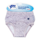 XKKO Trainer aus Bio-Baumwolle im Design Safari Lavender Aura in der Originalverpackung