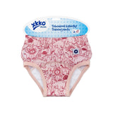 XKKO Trainer aus Bio-Baumwolle im Design Safari Mesa Rose in der Originalverpackung