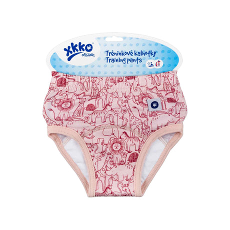XKKO Trainer aus Bio-Baumwolle im Design Safari Mesa Rose in der Originalverpackung