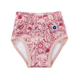 XKKO Trainingsunterhose aus 100 % Bio-Baumwolle im Design Safari Mesa Rose von vorn, mit Saugkern im Schritt