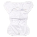 Innenansicht der XKKO Überhose One Size: wasserdichtes weißes PUL und doppelte Beinbündchen, Design Wilder Wald