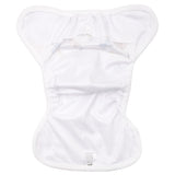 Innenansicht der XKKO Überhose One Size: wasserdichtes weißes PUL und doppelte Beinbündchen, Design Zoo on the Road