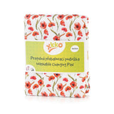 Waschbare XKKO Wickelunterlage im Design Rote Mohnblumen in der Originalverpackung