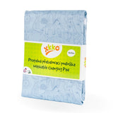 Waschbare XKKO Wickelunterlage im Design Safari Mountain Spring in der Originalverpackung