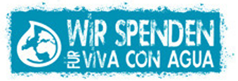 Logo der Gemeinnützigen Organissation Viva con Agua - Rettet das Wasser!