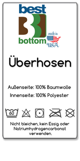 BestBottom-Uberhosen-Baumwolle-Ettikett