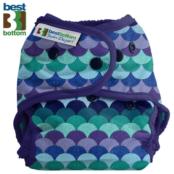 Best Bottom - Schwimmwindel (One Size) - Mermaid Tail
