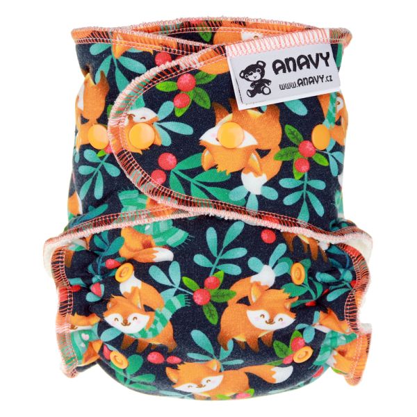 Anavy Höschenwindeln - Füchse - One Size (3,5-15 kg)