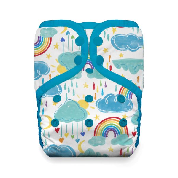 Thirsties - Natural Pocketwindel - One Size (4-18 kg) - Rainbow