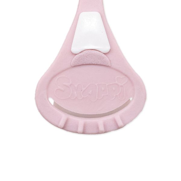Snappi - Windelklammer für Prefolds / Mullwindeln - Größe 1 - (1 Stück) - Pink (Baby Pink)