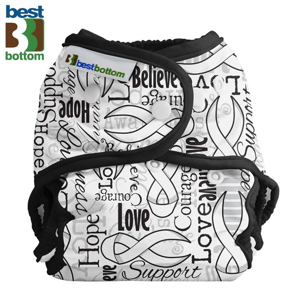 Best Bottom - Überhose (SIO) One Size (3-16 kg) - PUL - Ribbons of Hope